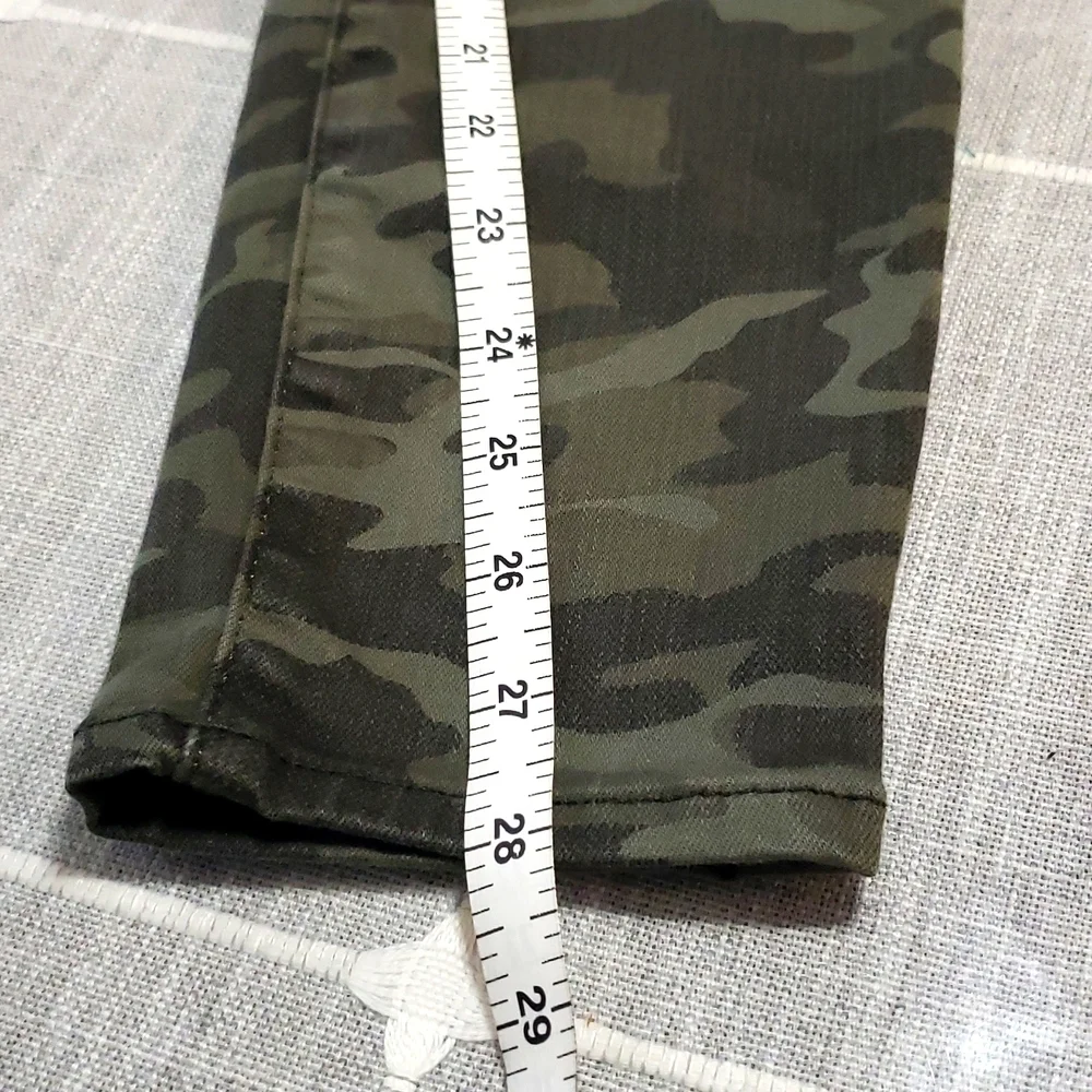 GOOD American Good Waist Camo Skinny Jeans High Rise Size, 6/28
